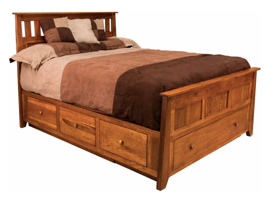 Berwick Slat Panel Bed with Storage Storage Bed, primary thumbnail