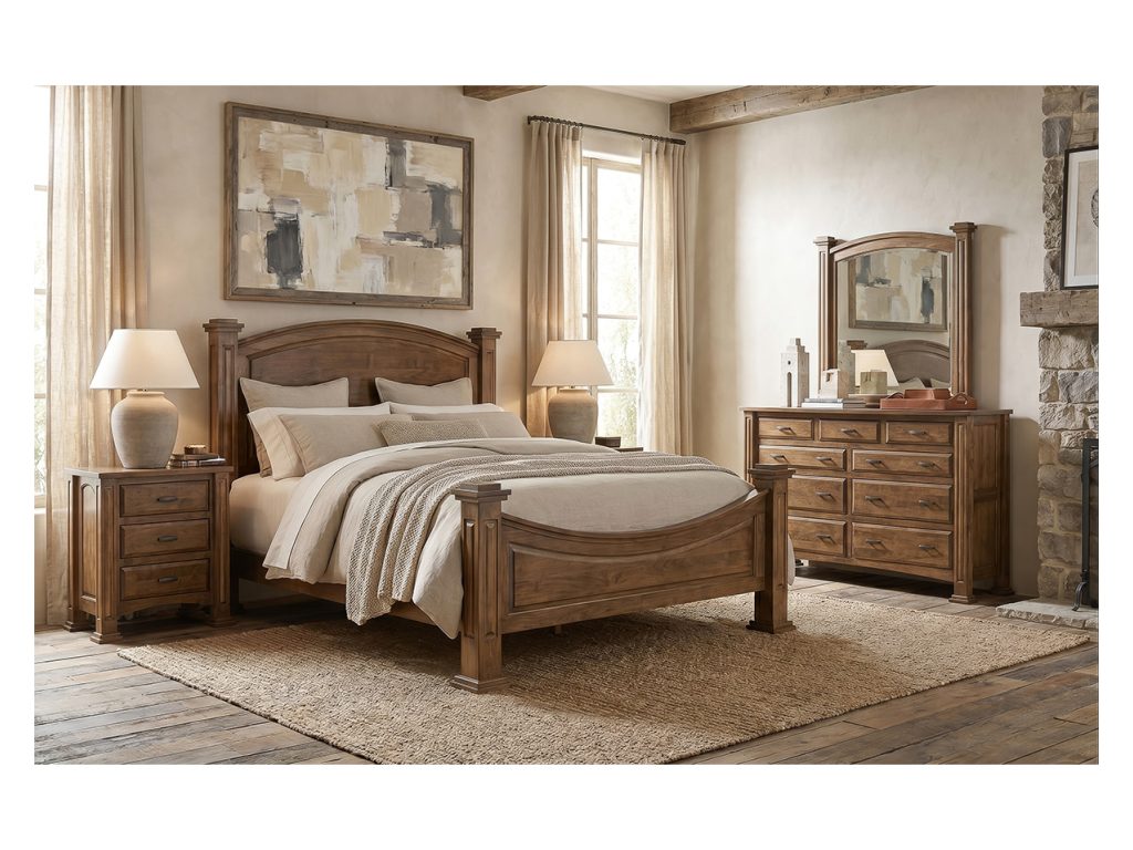 Amish Furniture of NE Lexington 3 Drawer Nightstand – 30″W, alternate view 6