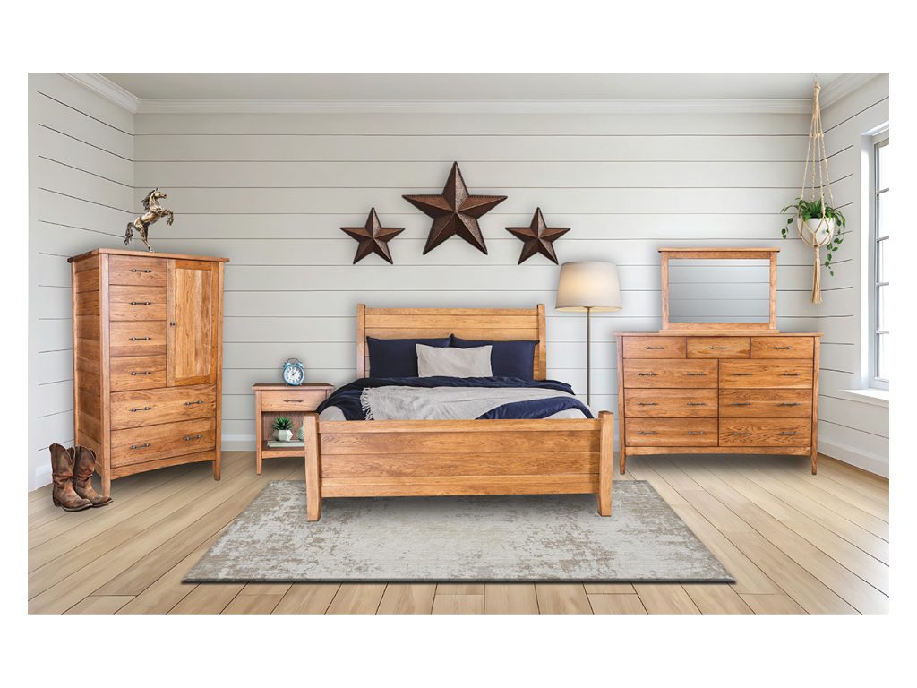 Amish Furniture of NE Phoenix 5 Drawer Mountain Master Chest, alternate view 1