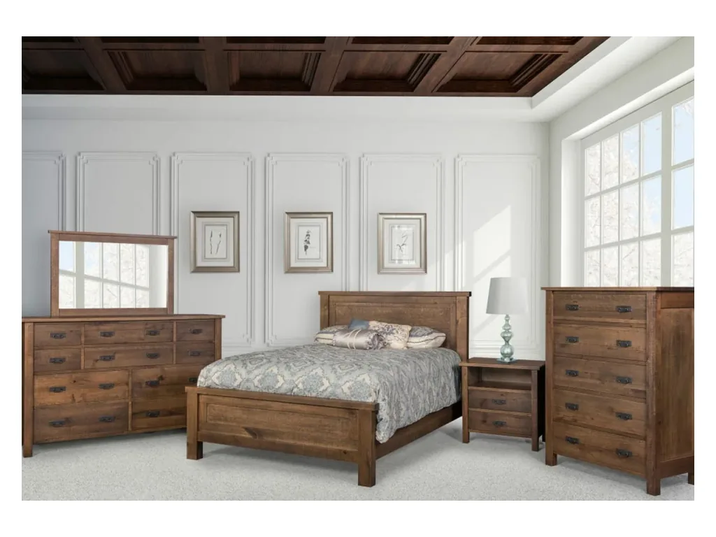 Amish Furniture of NE Regent 2 Drawer Nightstand, alternate view 4