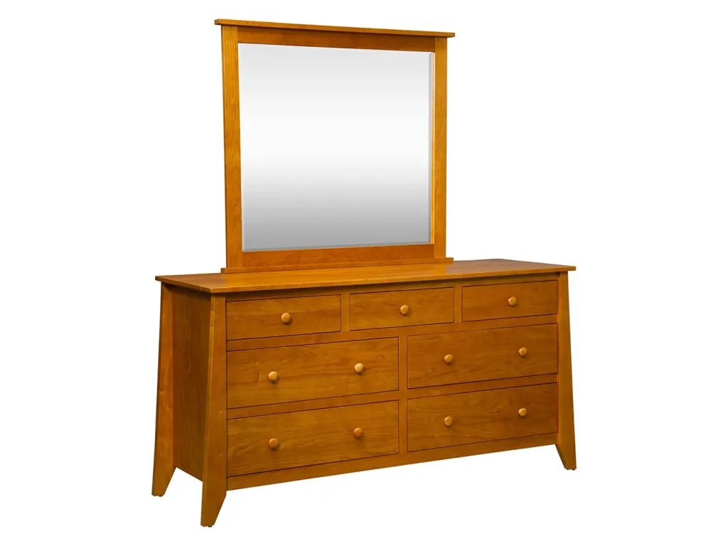 Berwick 7 Drawer Wide Dresser Mirror, primary thumbnail