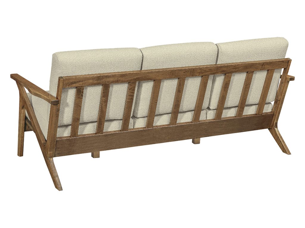 Amish Furniture of NE Nova Sofa Three Cushion Sofa, alternate view 1