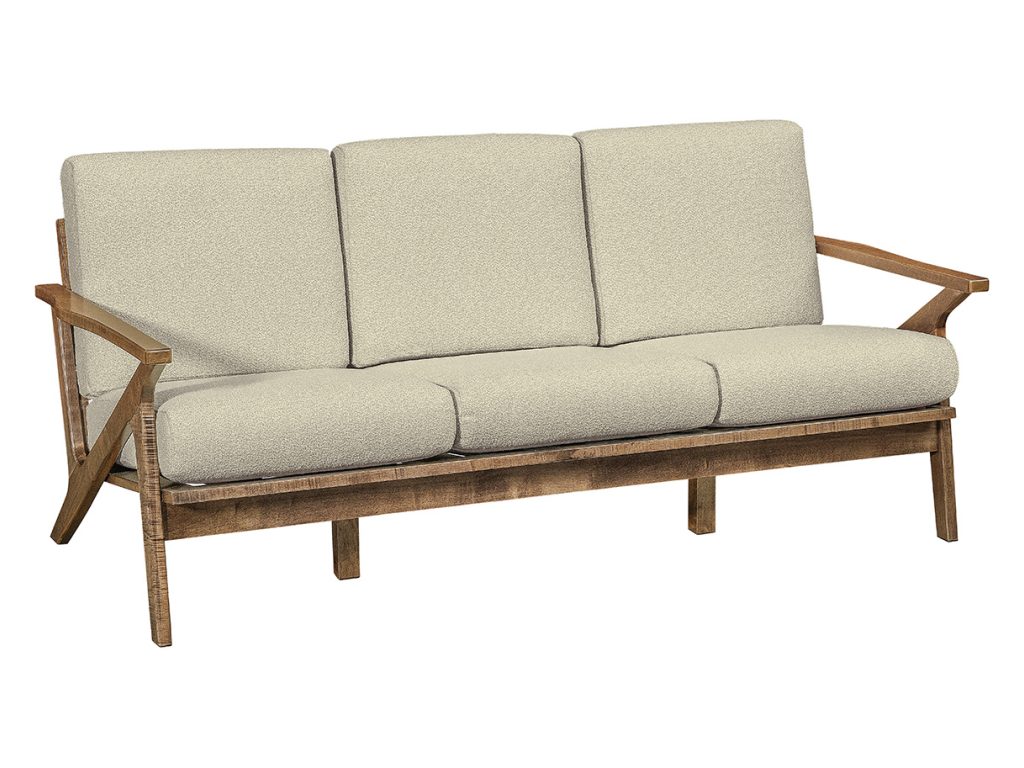 Amish Furniture of NE Nova Sofa Three Cushion Sofa, primary thumbnail