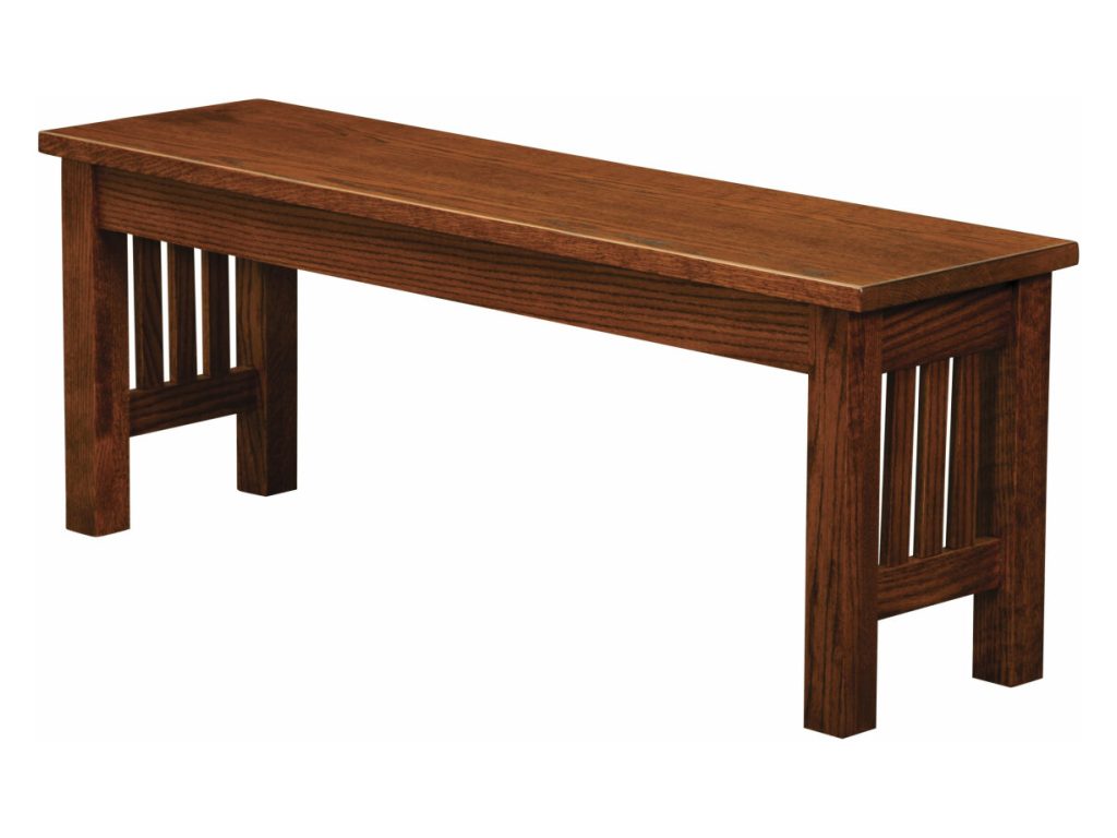 Amish Furniture of NE Trestle Mission Bench, primary thumbnail
