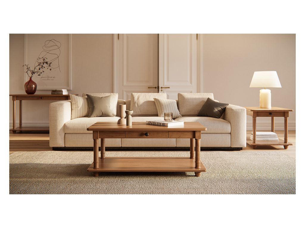 Amish Furniture of NE Belmont End Table – 24″W, alternate view 1