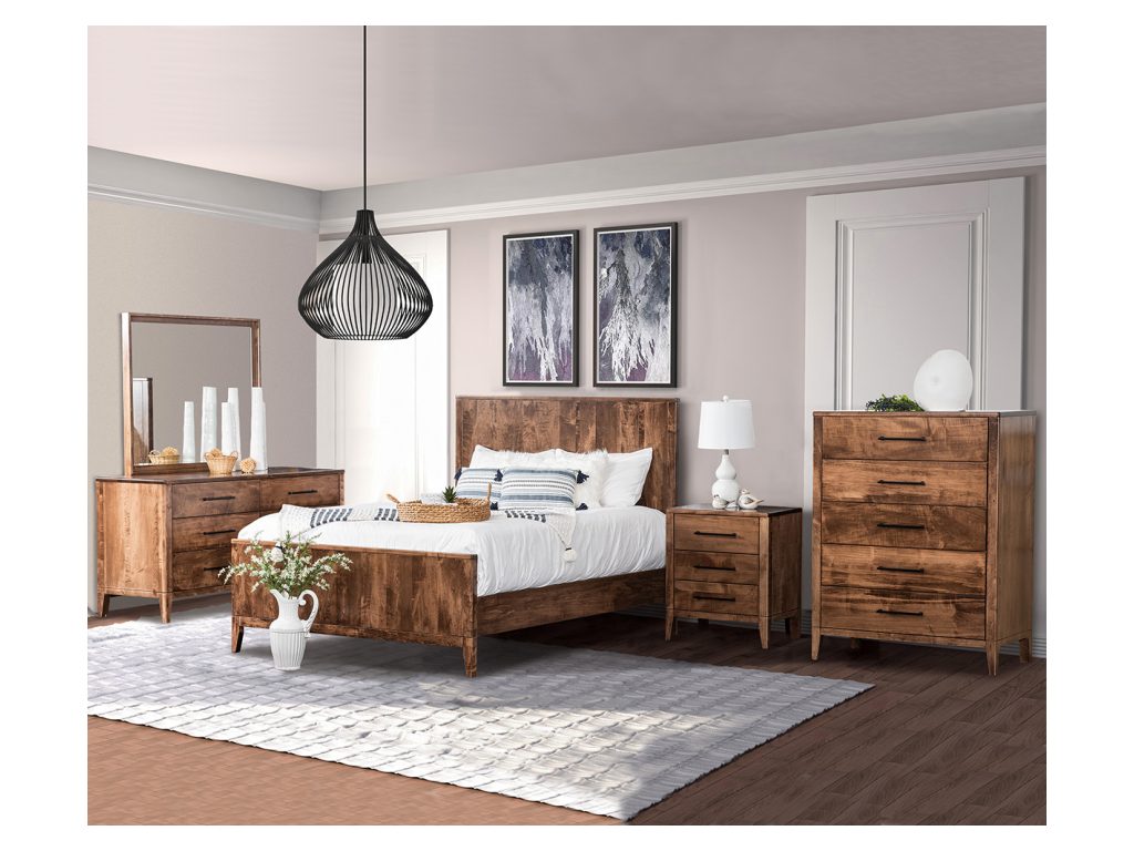 Amish Furniture of NE Sandalwood 1 Drawer Nightstand, alternate view 3