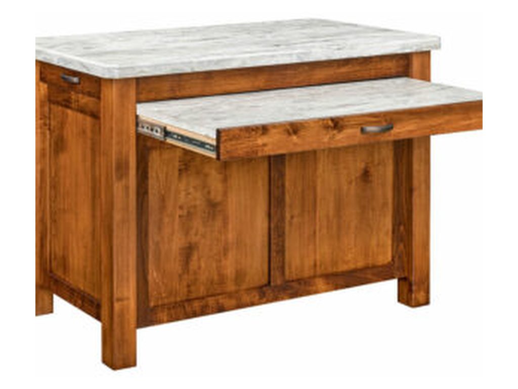 Amish Furniture of NE Granby Kitchen Island, alternate view 3