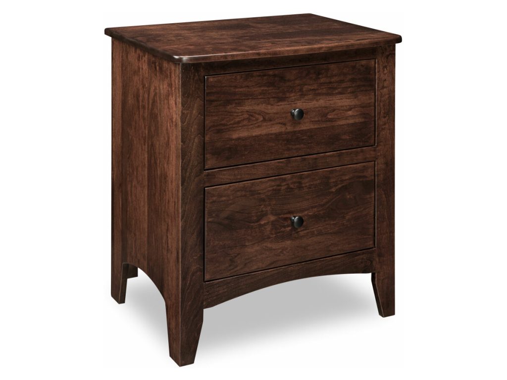 Amish Furniture of NE Carlston 2 Drawer Nightstand, primary thumbnail