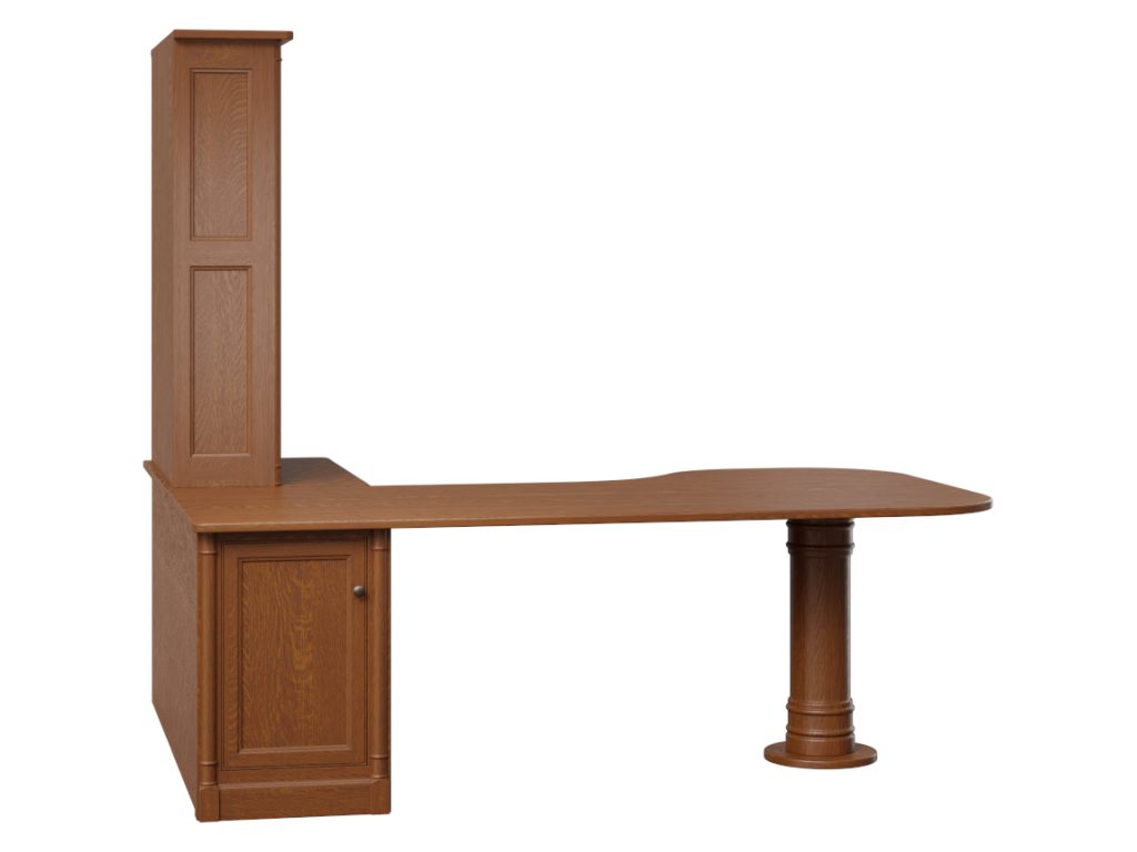 Covington Pedestal Desk Topper Accessory, alternate view 2
