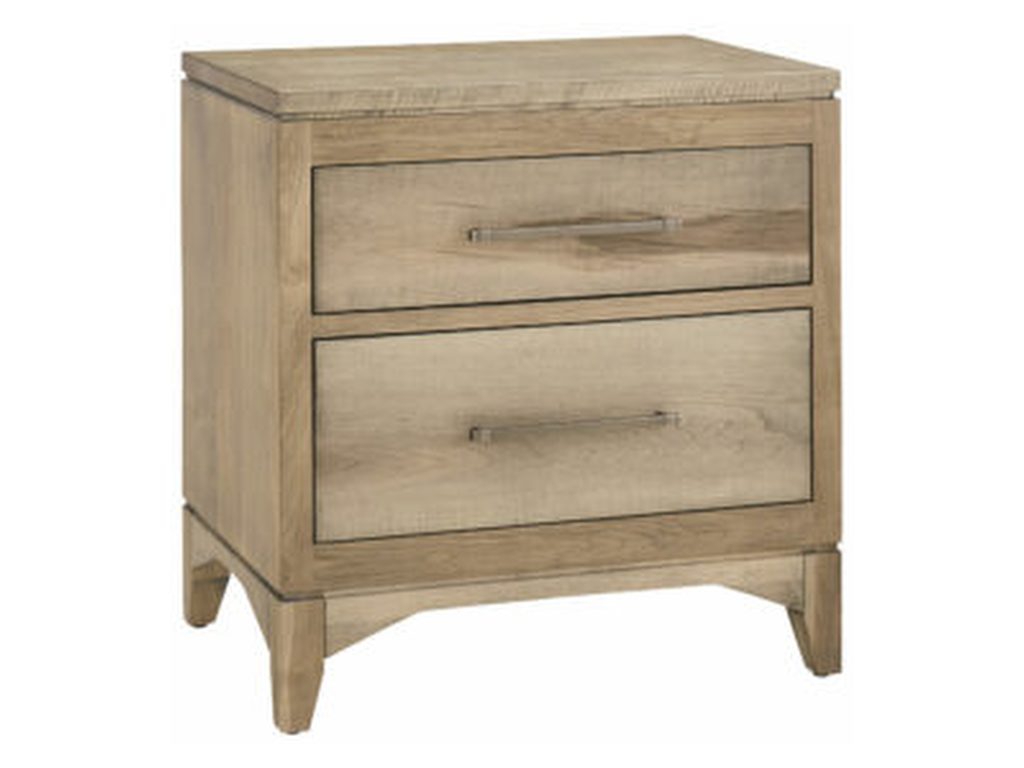 Amish Furniture of NE Durham Nightstand – 27″W Bedside Table, primary thumbnail