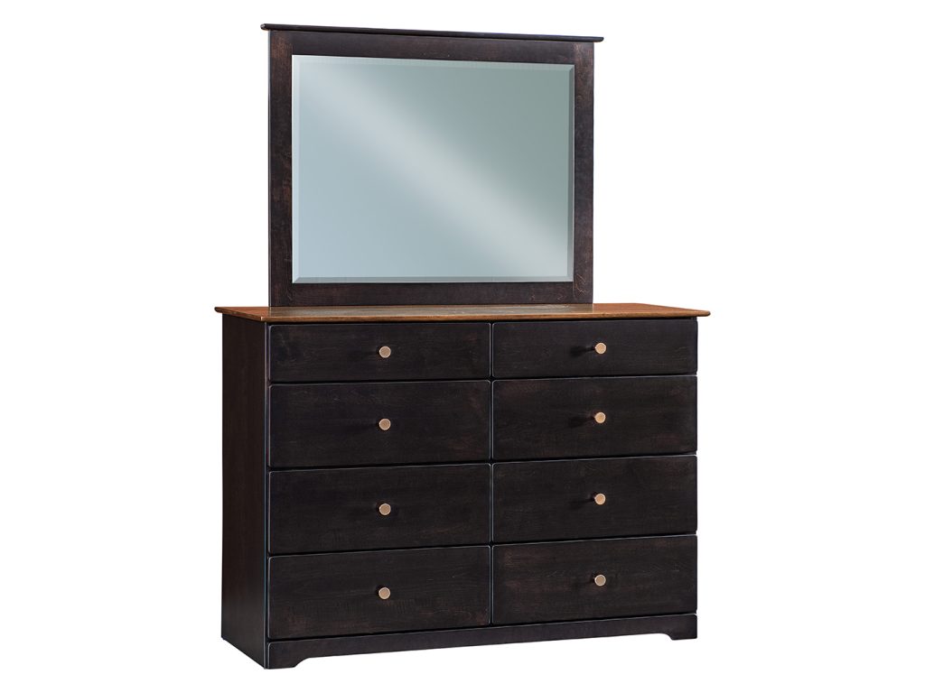 Amish Furniture of NE Harlow 8 Drawer Dresser Mirror, primary thumbnail