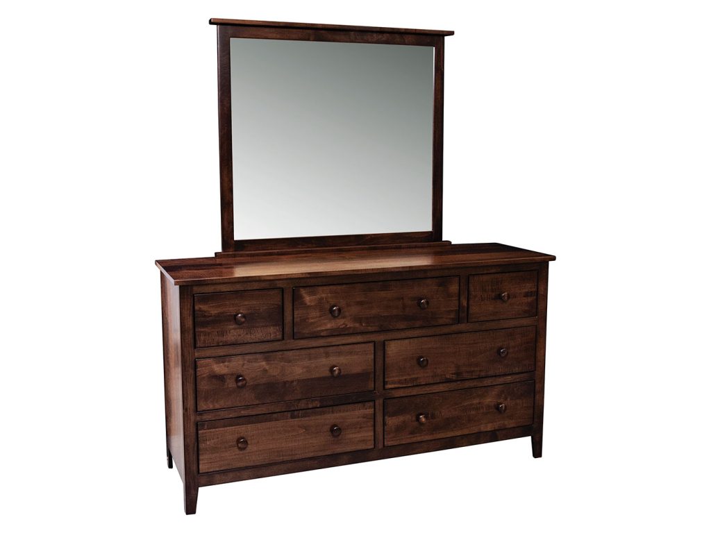 Ridgecrest Econo 7 Drawer Dresser Mirror, primary thumbnail