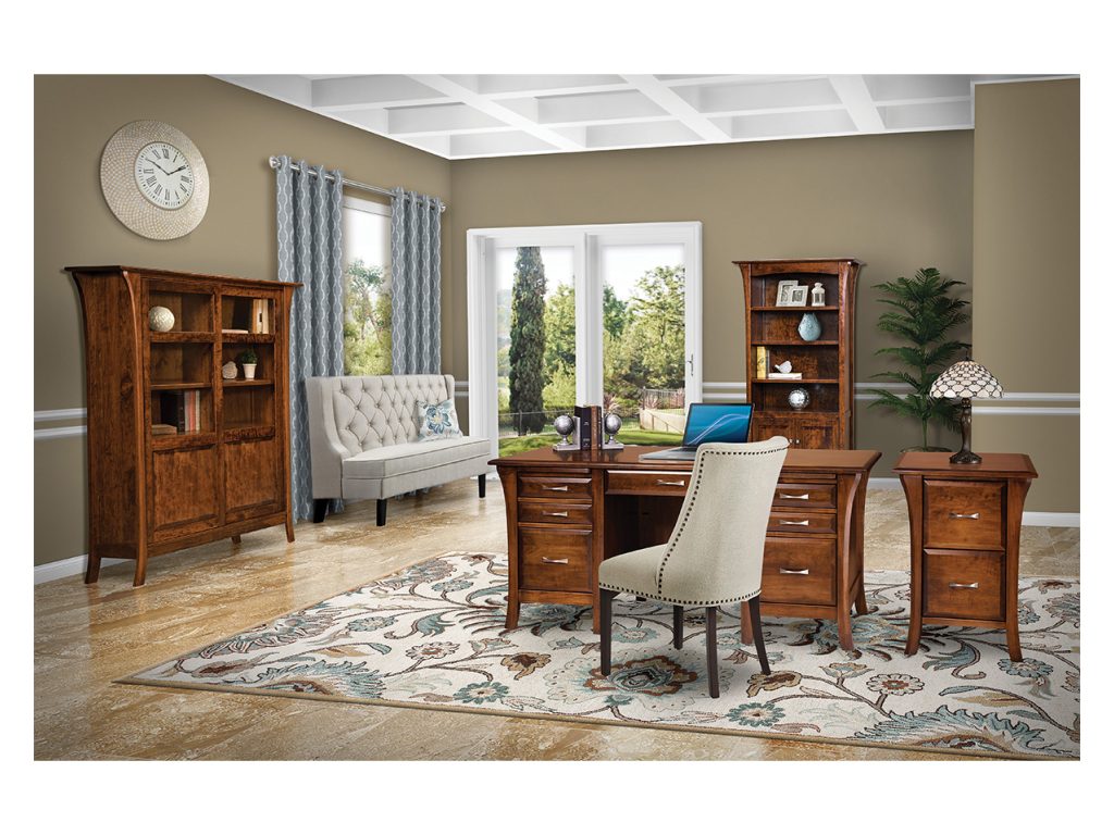 Amish Furniture of NE Ensenada Bookcase – 72″H Etagere, alternate view 1