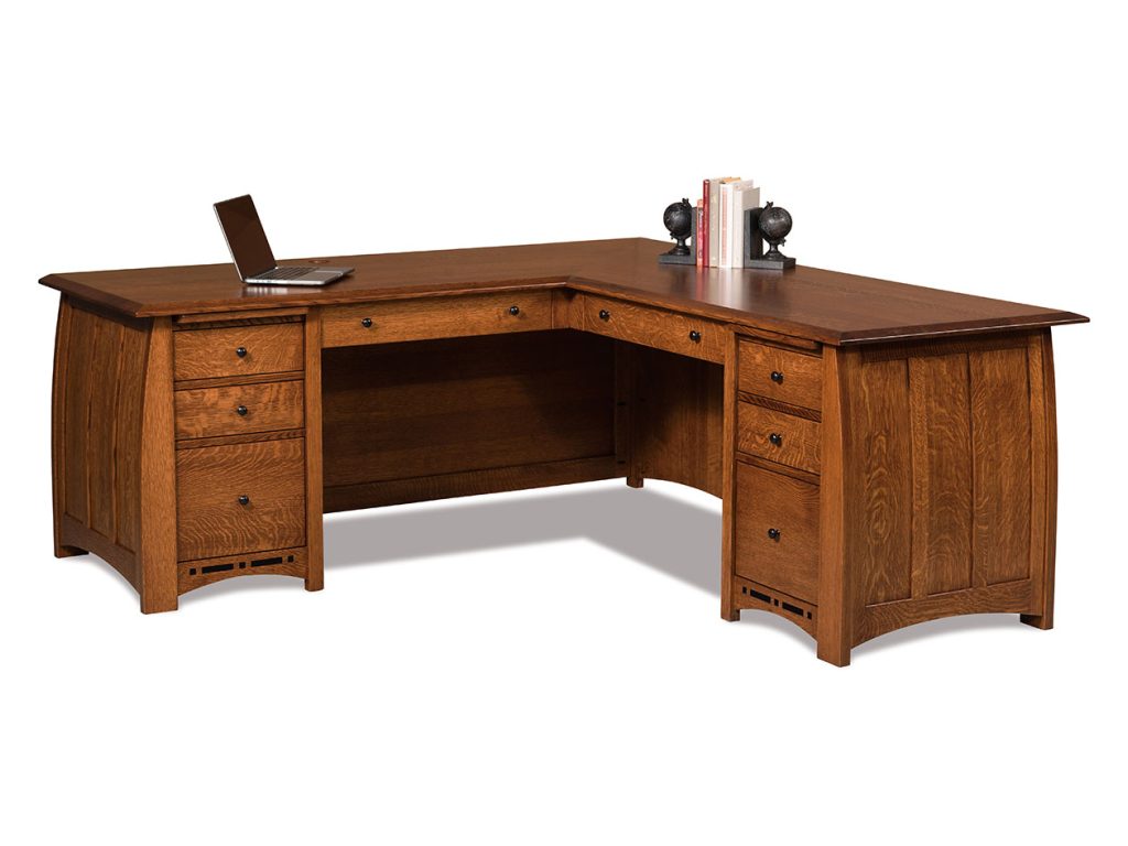 Boulder Creek L Desk Executive Desk, primary thumbnail