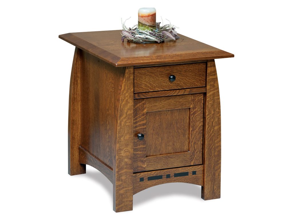 Amish Furniture of NE Boulder Creek Enclosed End Table, primary thumbnail