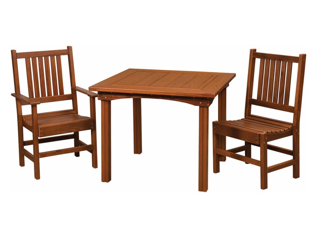 Amish Furniture of NE Square Table, alternate view 1