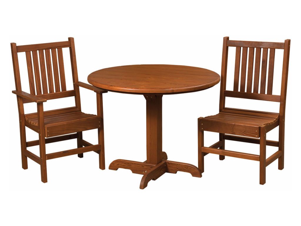 Amish Furniture of NE Round Table, alternate view 1