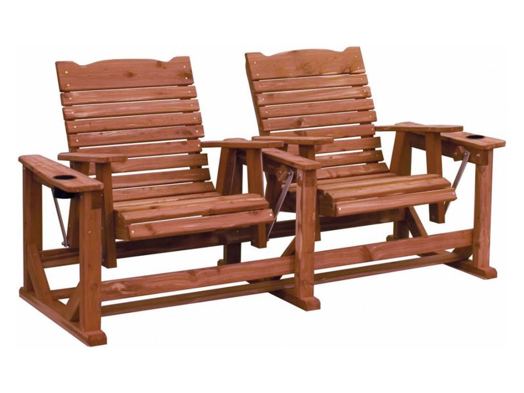 Amish Furniture of NE Straightback Settee Loveseat, primary thumbnail