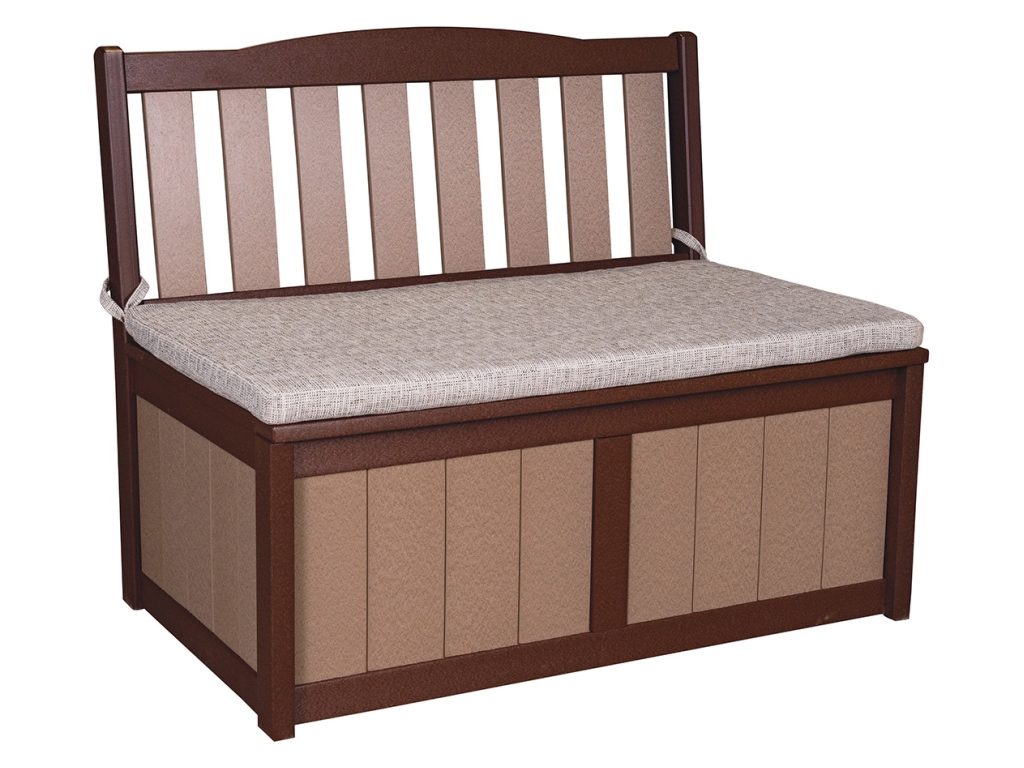 Amish Furniture of NE Mission Storage Bench, alternate view 2