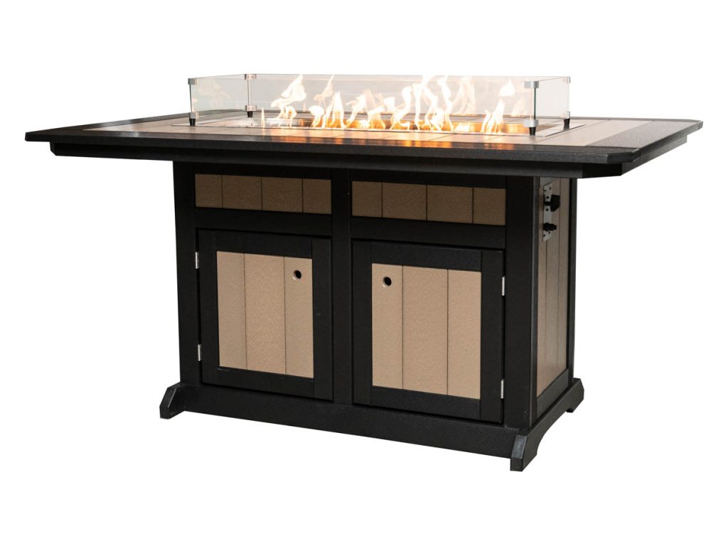 Rectangular Fire Pit Table – Counter Height, primary thumbnail