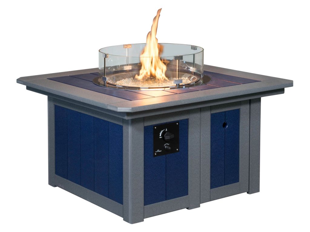 Amish Furniture of NE Square Fire Pit Table, primary thumbnail