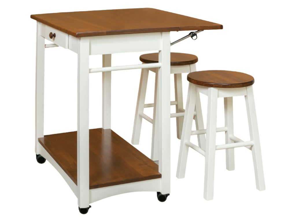 Amish Furniture of NE Guest Server Kitchen Island, alternate view 1