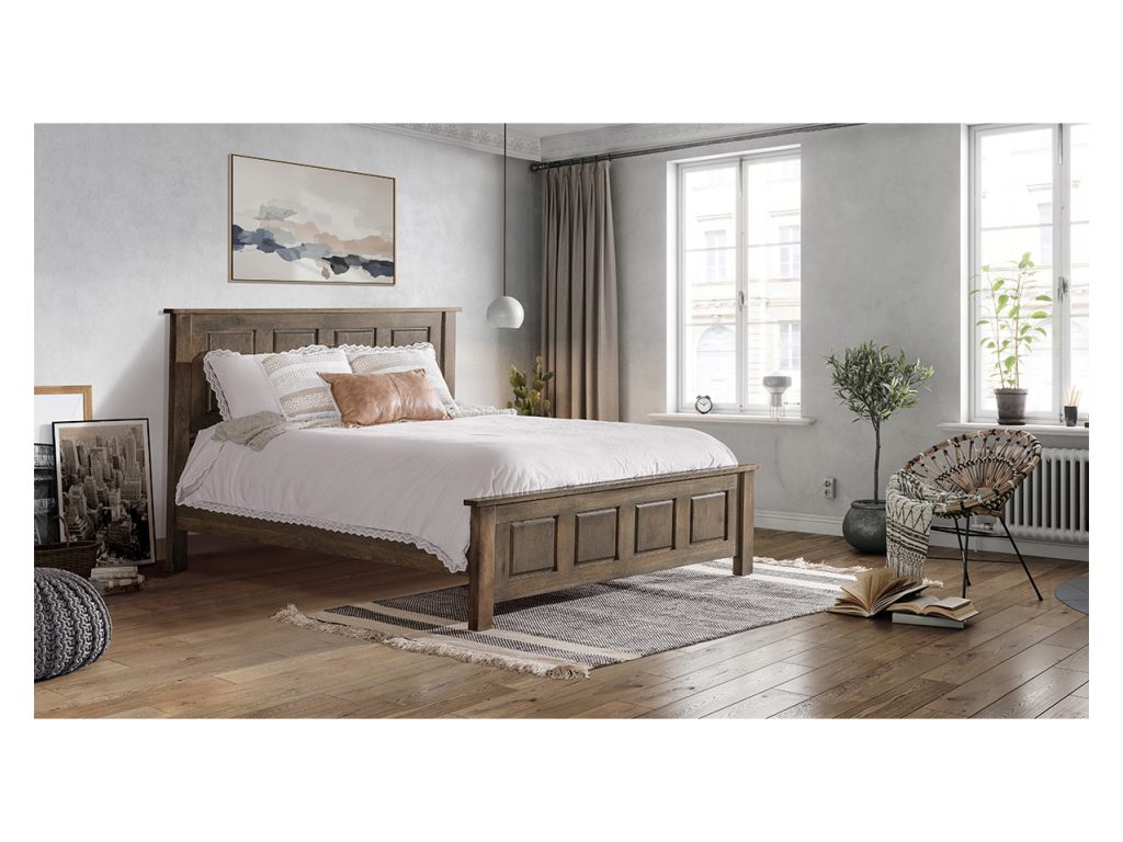Amish Furniture of NE 4-Panel Bed Panel/Wall Bed, alternate view 3