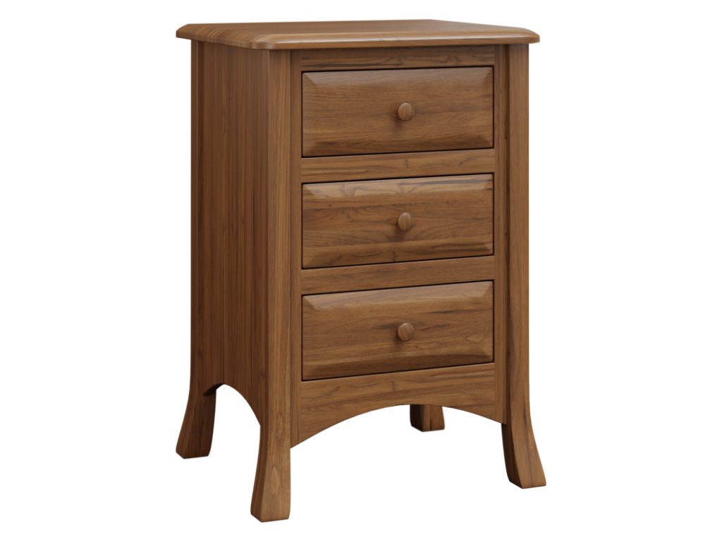 Amish Furniture of NE Carlisle 3 Drawer Nightstand, primary thumbnail