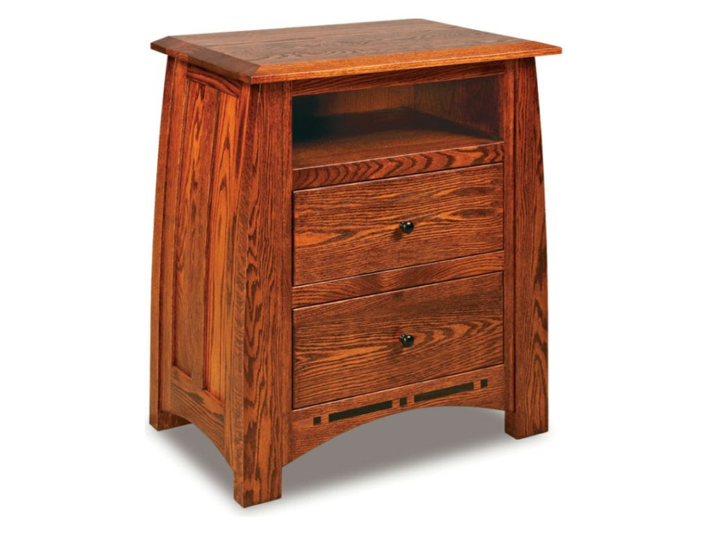 Amish Furniture of NE Boulder Creek 2 Drawer Nightstand, primary thumbnail