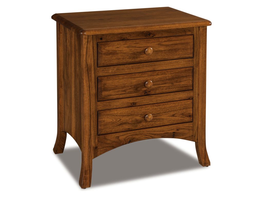 Amish Furniture of NE Carlisle 3 Drawer Nightstand, primary thumbnail