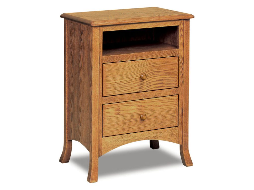 Amish Furniture of NE Carlisle 2 Drawer Nightstand, primary thumbnail