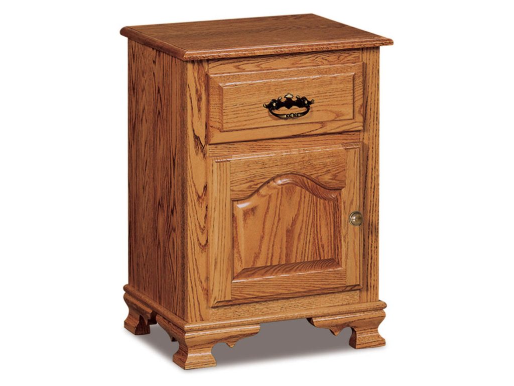 Amish Furniture of NE Heritage 1 Drawer 1 Door Nightstand Drawer Nightstand, primary thumbnail