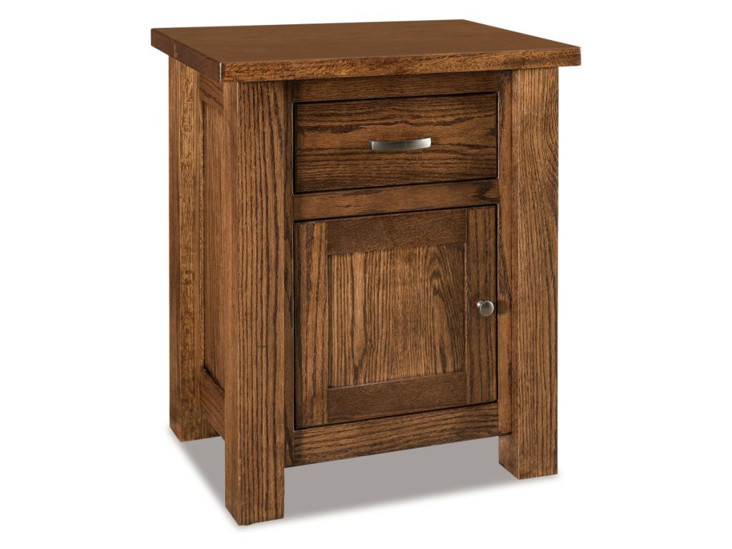 Amish Furniture of NE Heidi 1 Drawer 1 Door Nightstand Drawer Nightstand, primary thumbnail