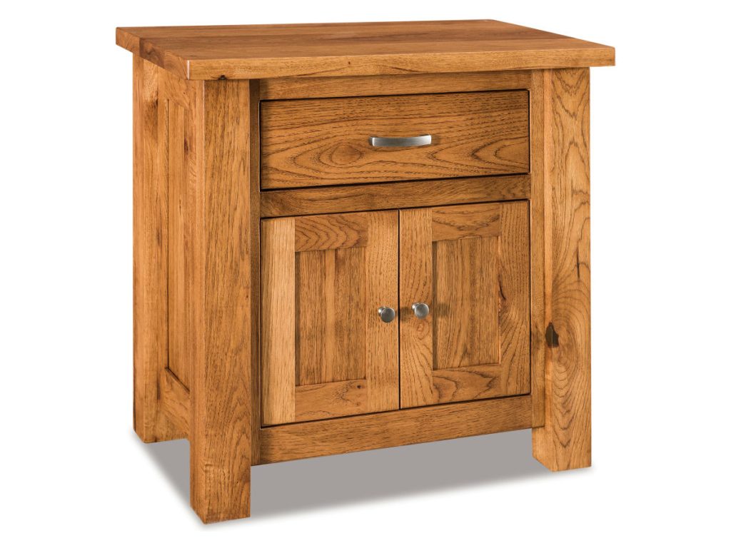 Amish Furniture of NE Heidi 1 Drawer 2 Door Nightstand Drawer Nightstand, primary thumbnail