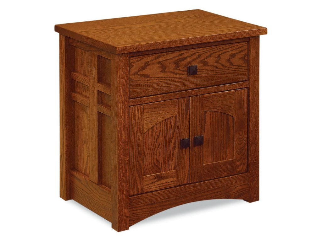 Amish Furniture of NE Kascade Nightstand Bedside Table, primary thumbnail
