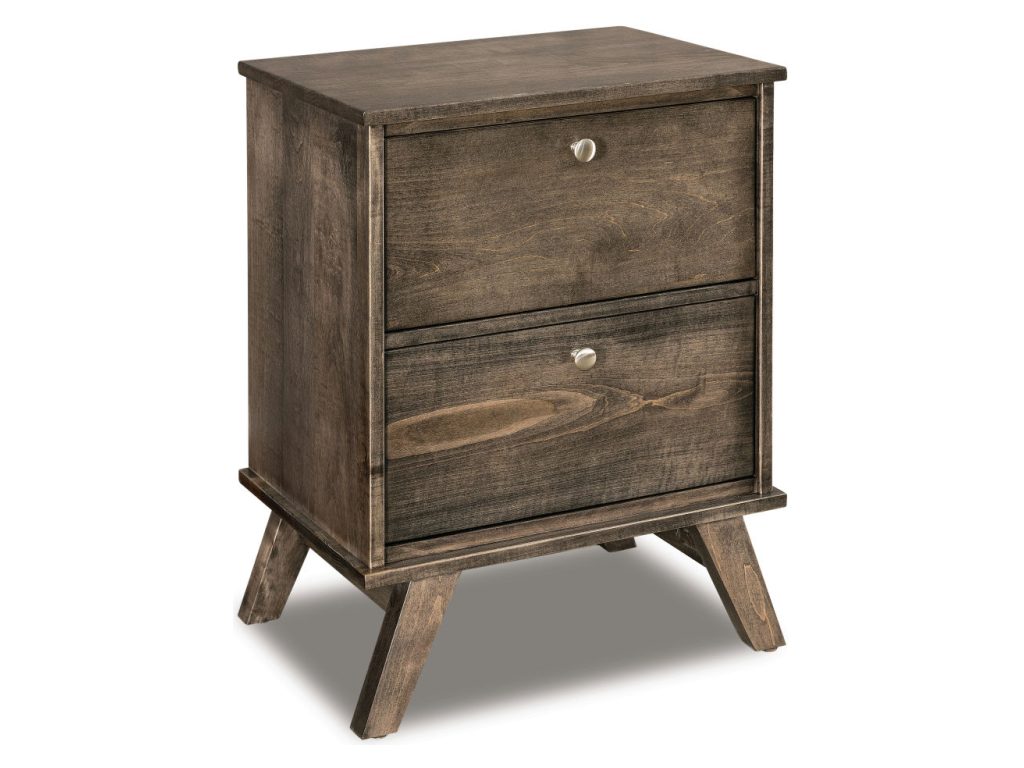 Amish Furniture of NE Liberty 2 Drawer Nightstand, alternate view 4