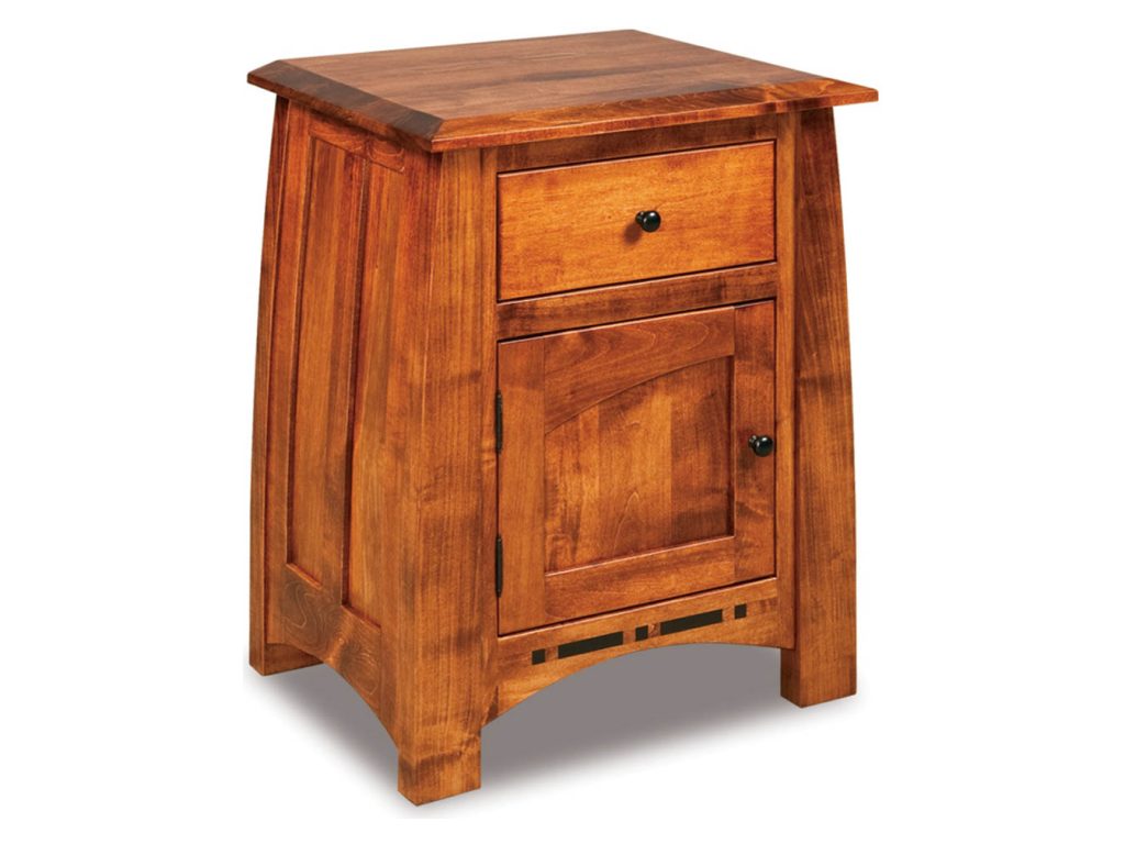 Amish Furniture of NE Boulder Creek 1 Drawer 1 Door Nightstand Drawer Nightstand, primary thumbnail