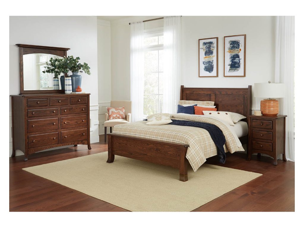 Amish Furniture of NE Carlisle 3 Drawer Nightstand, alternate view 6