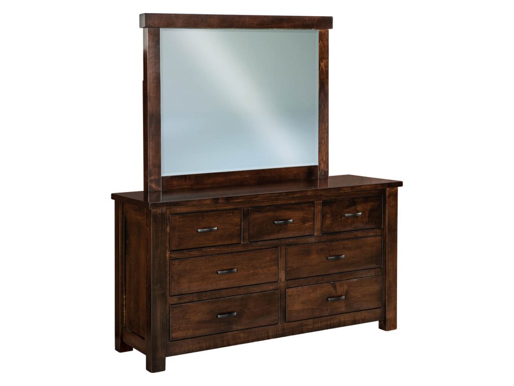Cottage 7 Drawer Dresser Mirror, primary thumbnail