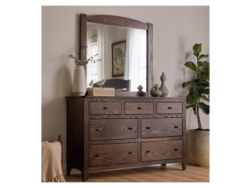 Dover 7 Drawer Dresser Mirror, alternate view 2