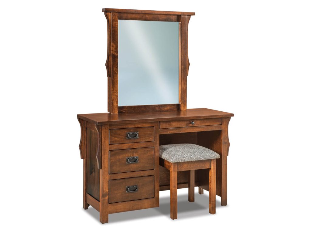 Amish Furniture of NE Stick Mission Vanity Dresser Vanity Table, primary thumbnail