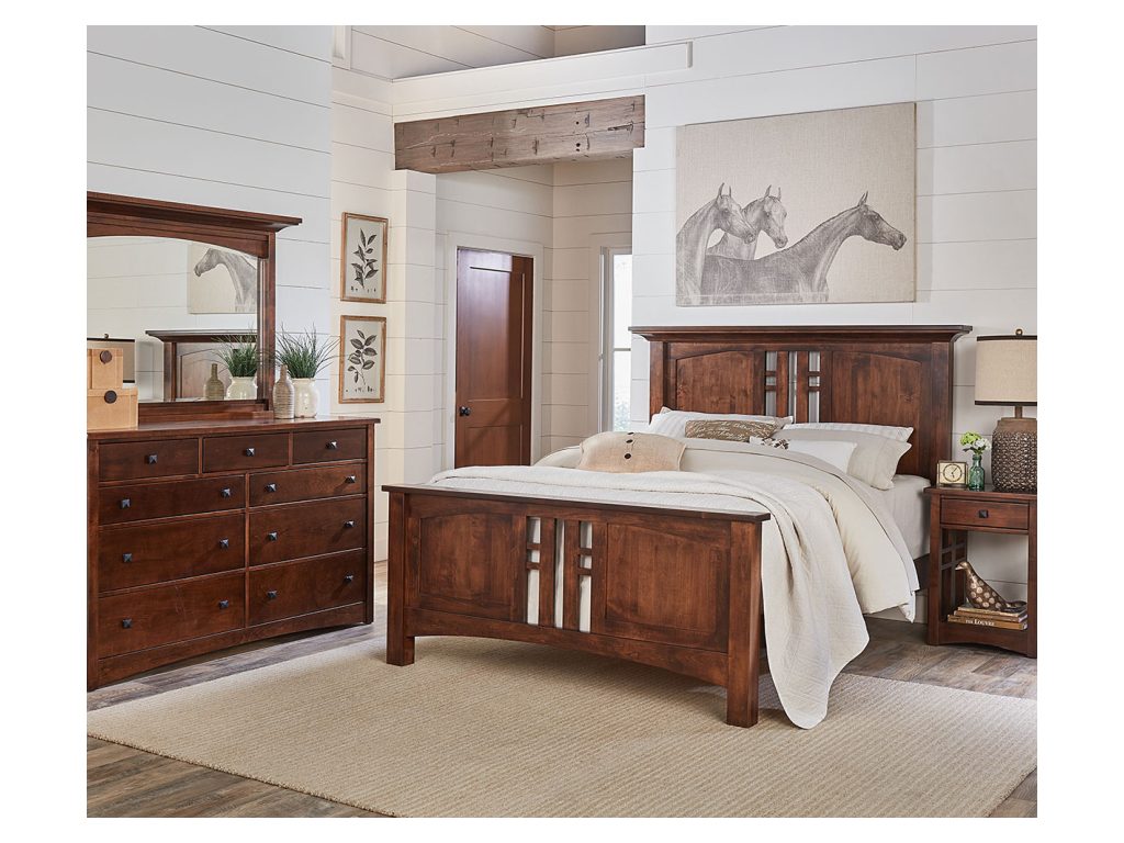 Amish Furniture of NE Kascade Nightstand Bedside Table, alternate view 5