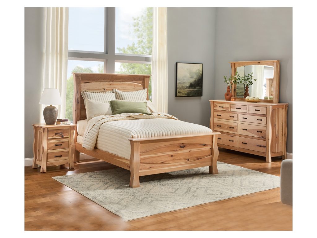 Amish Furniture of NE Reno 3 Drawer Nightstand, alternate view 5