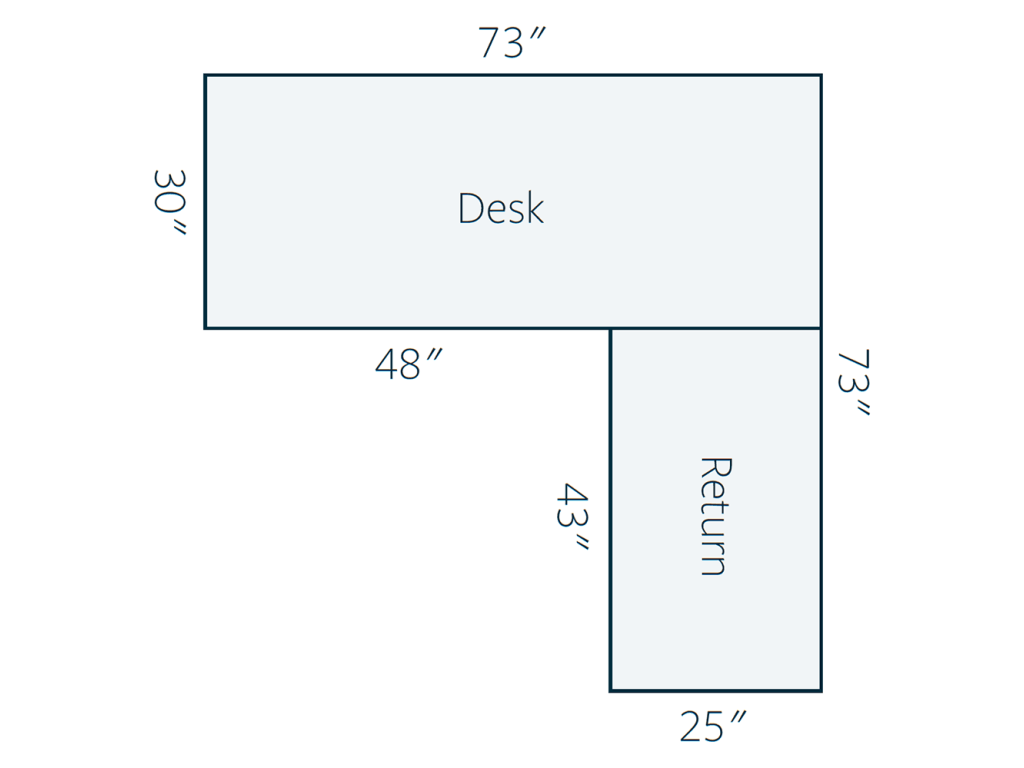 Amish Furniture of NE Mission Computer Desk With Return Desk, alternate view 2