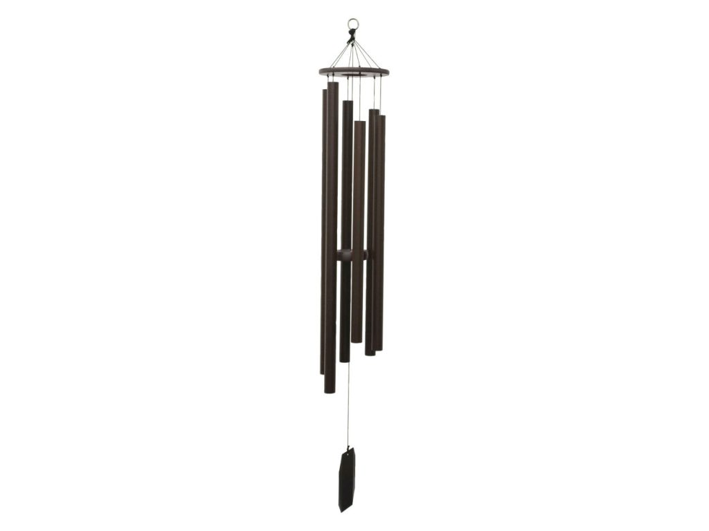 Amish Furniture of NE Harmonica Wind Chime Decorative Object in Textured Copper, primary thumbnail