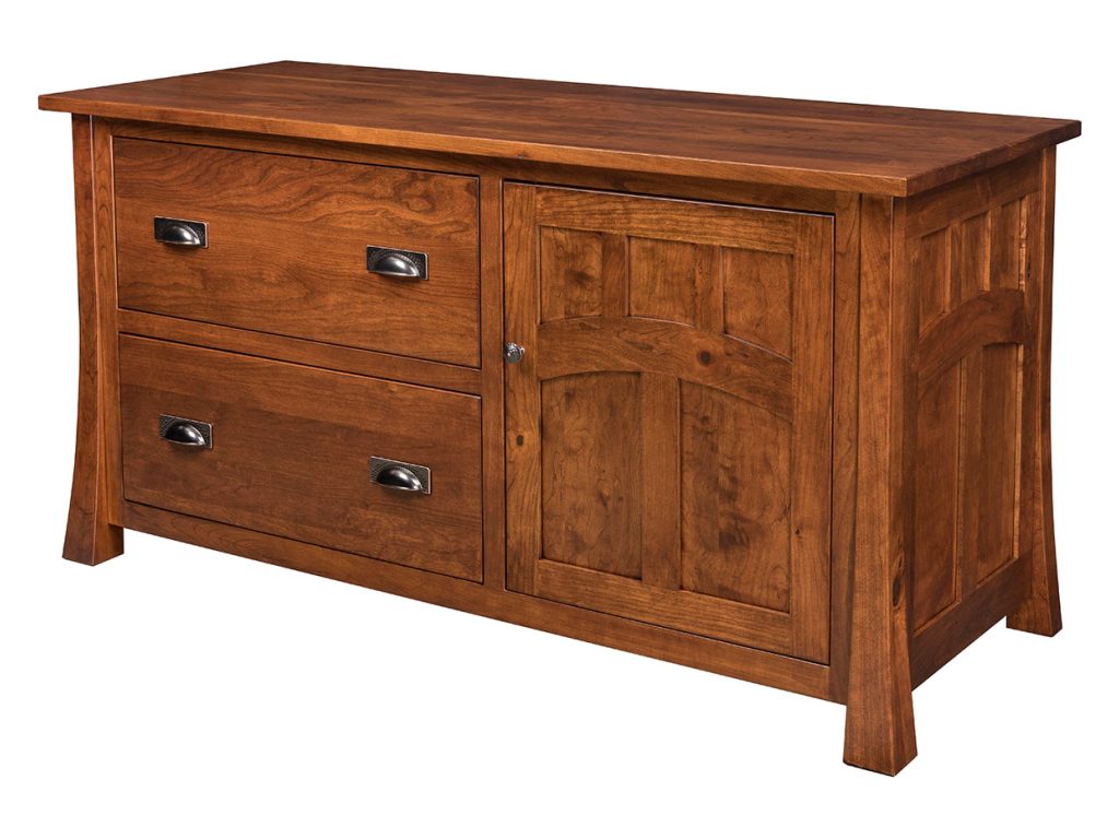 Bridgefort Mission Credenza – 60″W Credenza Cabinet, primary thumbnail