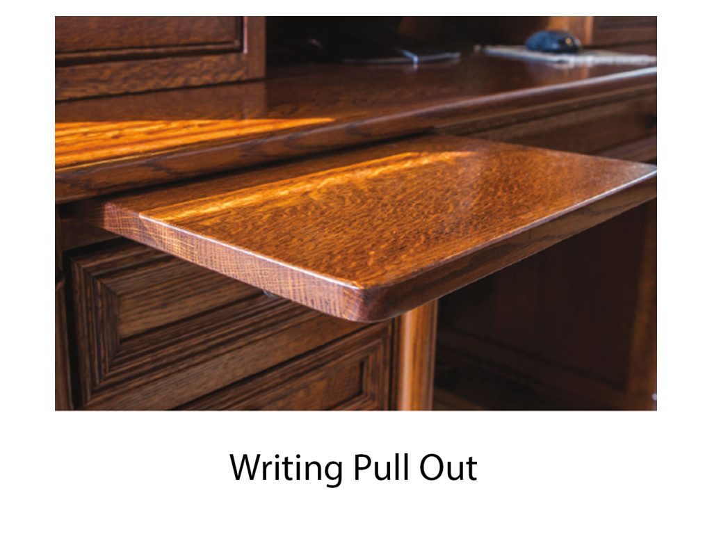 Amish Furniture of NE Freemont Mission Computer Desk, alternate view 2