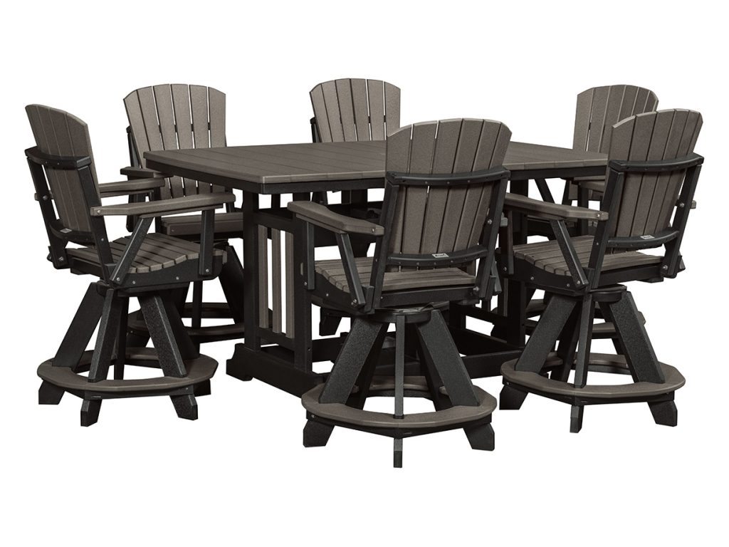 Amish Furniture of NE Micah Swivel Counter Chair Accent Chair, alternate view 2