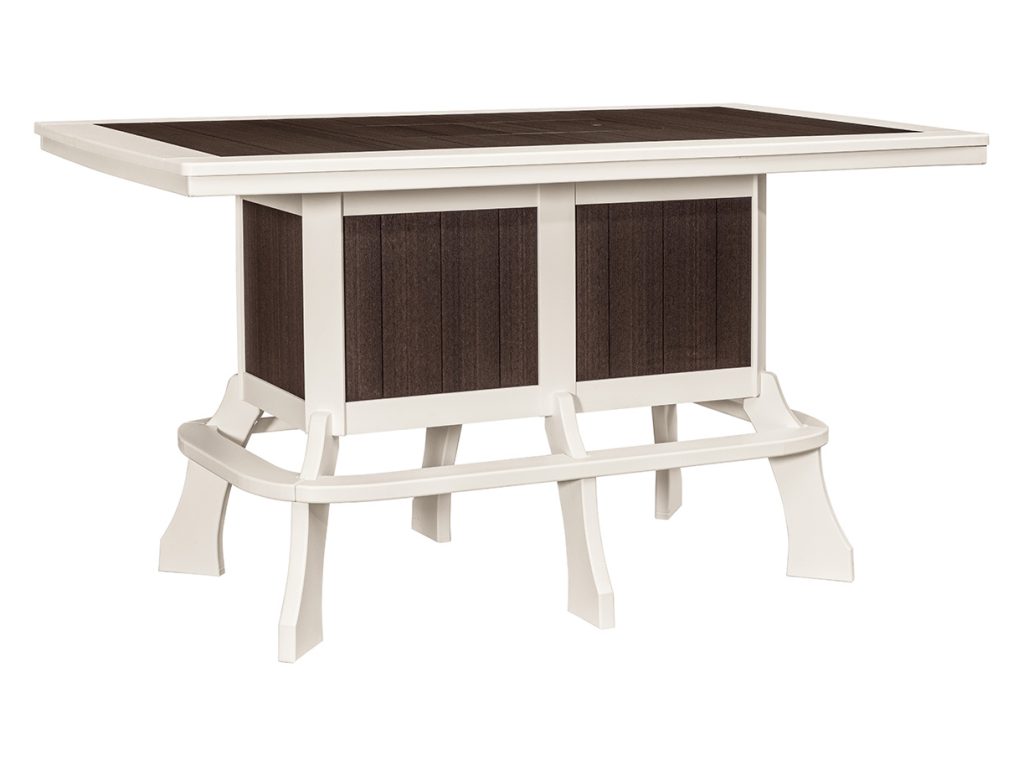 Amish Furniture of NE Jade Bar Table with Party Bowl – 46×77, primary thumbnail
