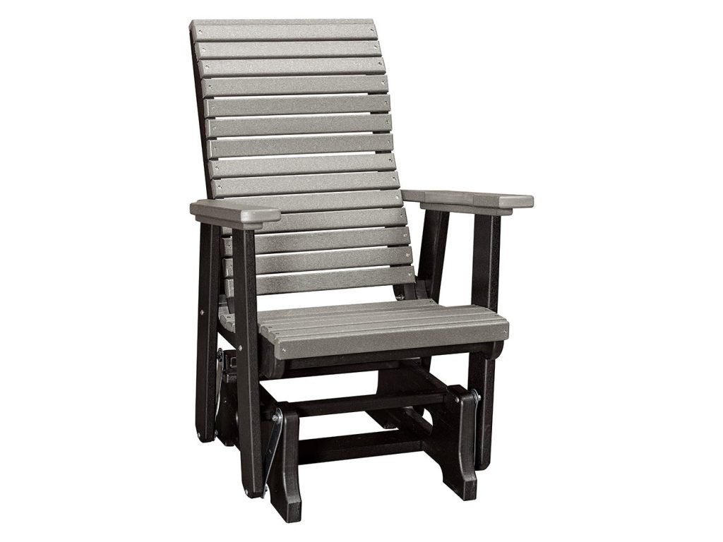 Amish Furniture of NE High Back Roll Back Glider Swivels & Glider, primary thumbnail